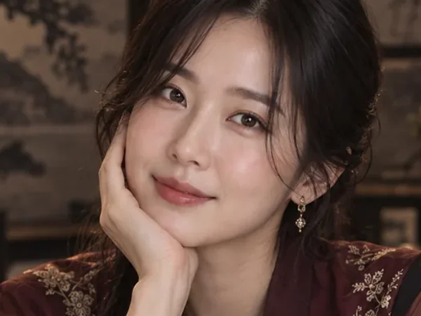 등불빛 서재에서 미소 짓는 서율의 얼굴